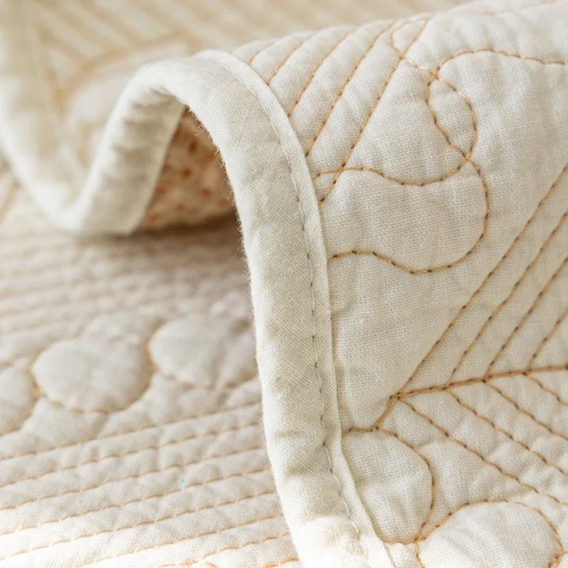 Cojín de algodón antideslizante para sofá, toalla seccional, protección del hogar, Color sólido nórdico, para sala de estar