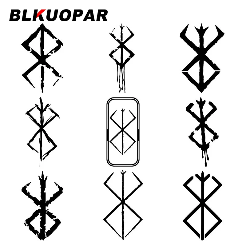 BLKUOPAR Eclipse Day guts Rune pegatinas de coche DIY vinilo creativo blkuopar-eclipse-day-guts-rune-pegatinas-de-coche-diy-vinilo-creativo