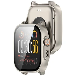 Durable Hard PC Case with Tempered Film - Anti - Drop Bumper Shell Smartwatch Replacement Cover for Realme Watch 5 (Star)
