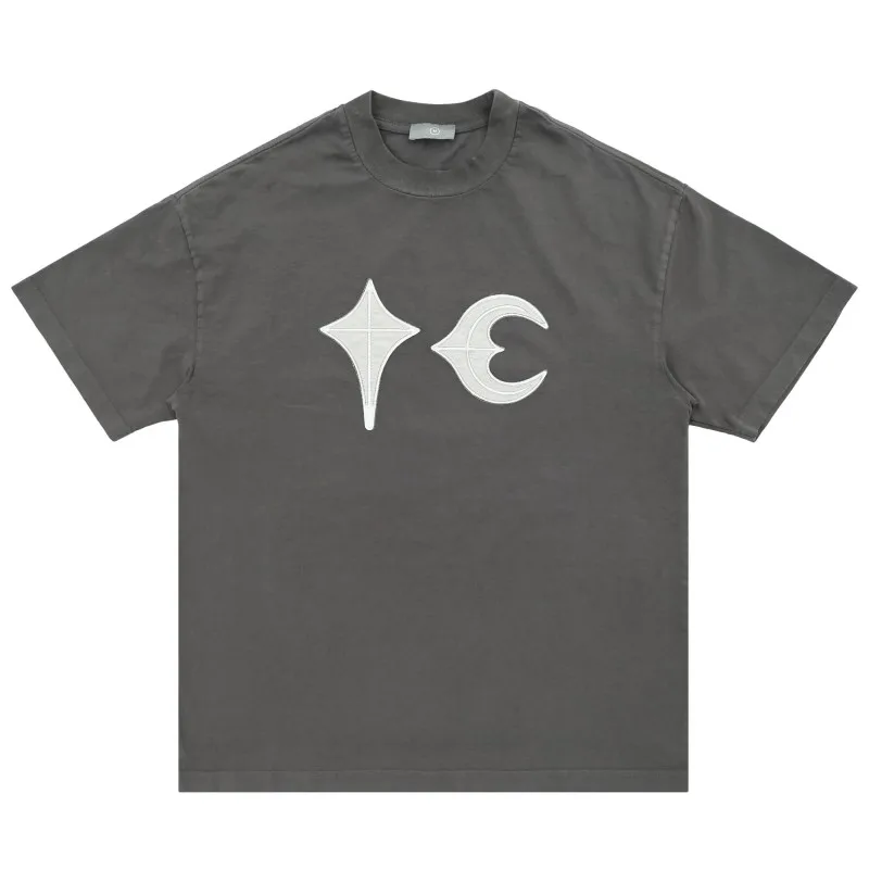 

Новинка 2024, мужские футболки из искусственной кожи для клуба THUG, футболка в стиле хип-хоп, уличные хлопковые футболки для скейтборда Kenye #789