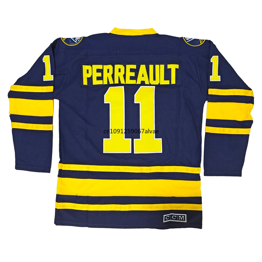Pat LaFontaine Jersey American alo Retro Ice Hockey Jerseys 11 Gilbert Perreault Jersey All Stitched Sweater Us Mens M-3XL