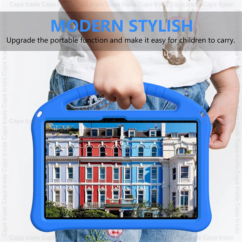 Kids Portable Shockproof Tablet Case with Kickstand, EVA Foam 11 Cover