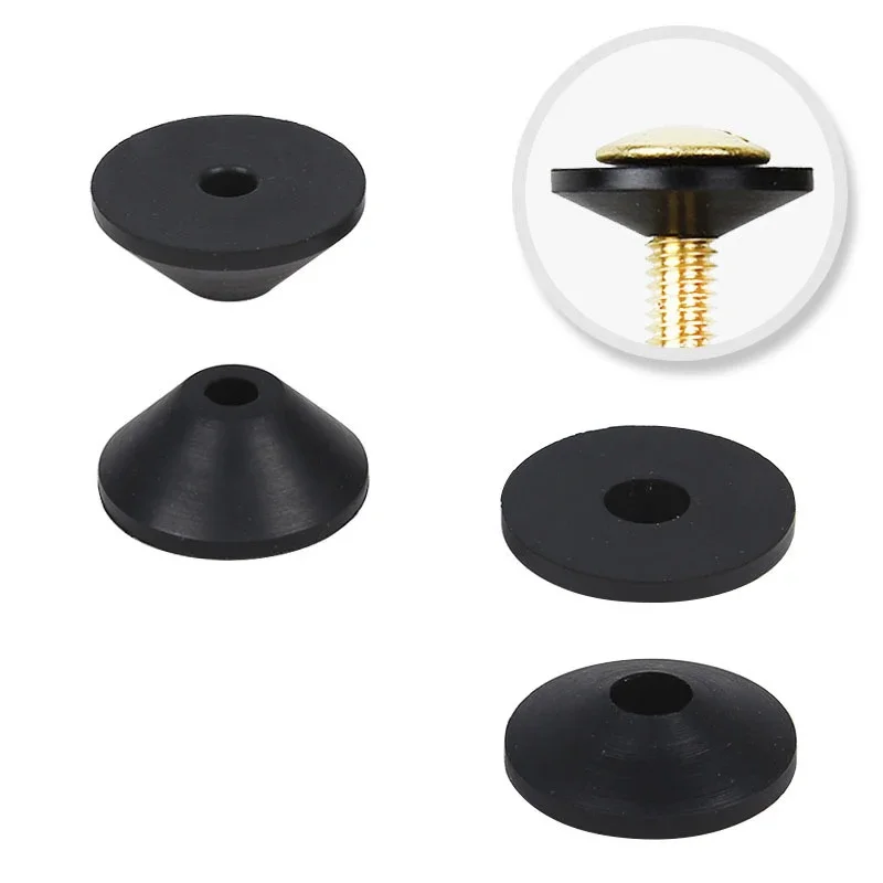 20pcs Rubber Toilet Water Tank Screw M6 M8 Seat Sealing Ring Non-Slip Black Gaskets Tapered Prevent Leakage Bolts Fixing Loose