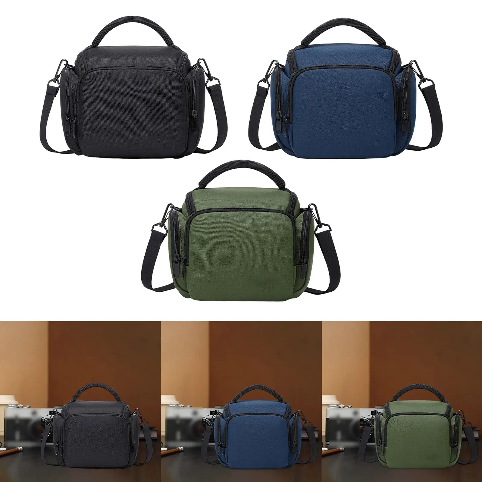 DSLR Camera Bag Water Resistant Portable with Adjustable Strap Camera Shoulder Backpack for Outdoor Sports Women Men Traveling