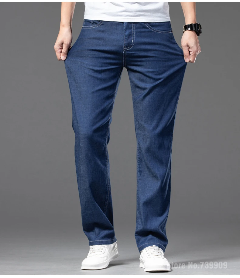 Casual Stretch Denim Pants Male Brand 