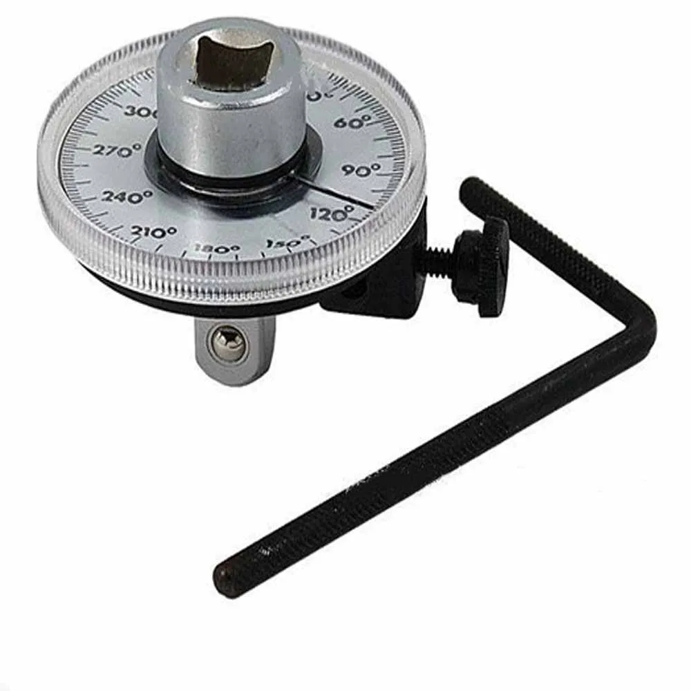 

Automotive Torque Angle 1/2 Interface Gauge With Scale 360 Degree Rotating Wrench Measuring Tool