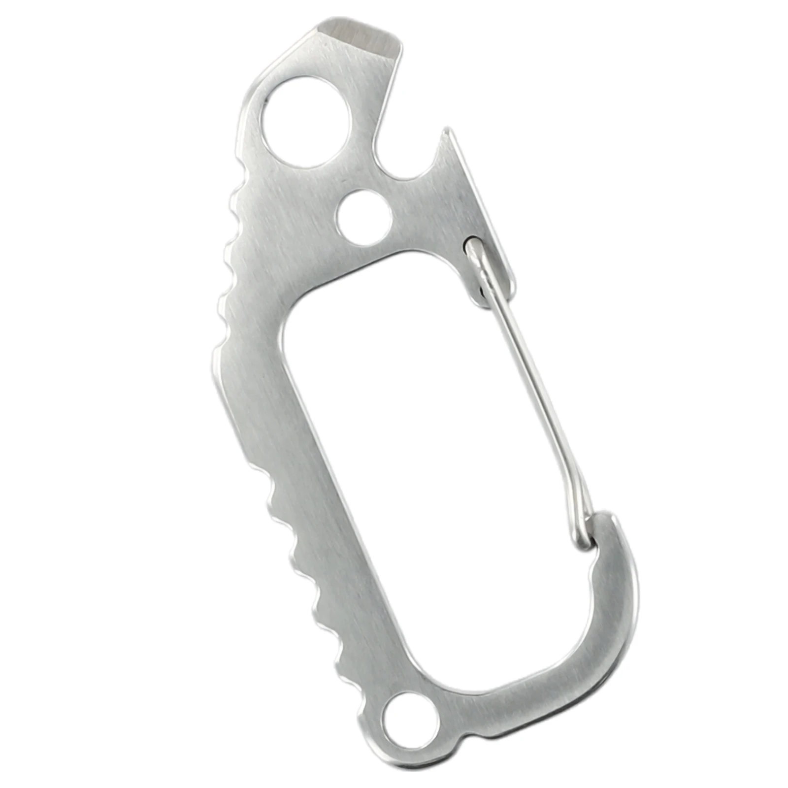 

Equipment Carabiner 1pc Caving D Ring Lock Mountaineering Outdoor Rappelling Rock Climbing Sports Stainless Steel