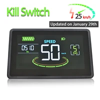 Ordinateur de vélo H6C à grand écran LED, compteur de vitesse, odomcirculation, précis, étanche, accessoires de vélo électrique 1