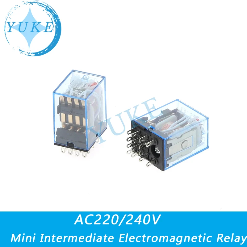 

MY4NJ Coil AC12V AC24V DC12V DC24V DC 36V AC110V AC220V AC380V HH54P 5A 220V Miniature Electromagnetic Universal Relay