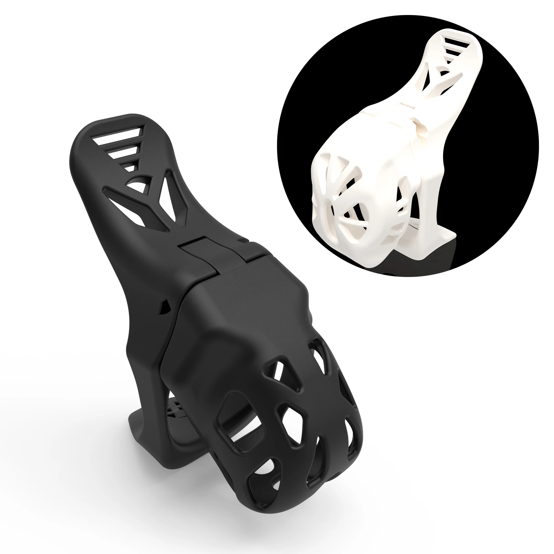 Soulock anti cheat male chastity Lockable cock cage device sex toys for man with 3 Base Ring