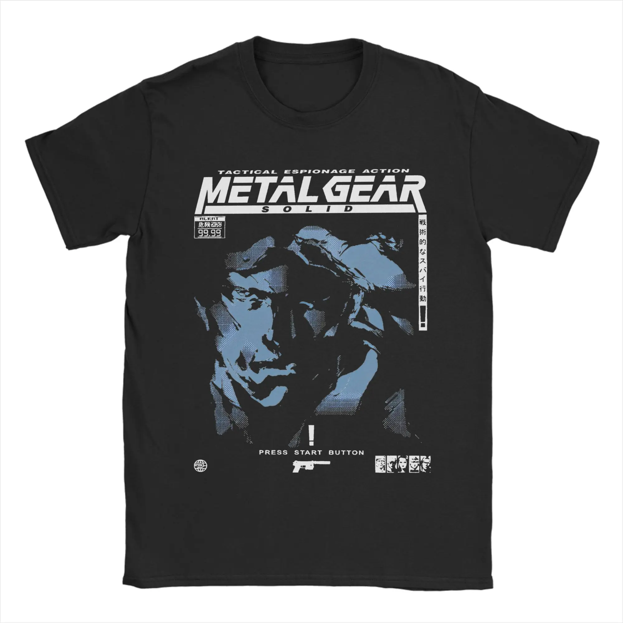 Men's 100% Cotton Funny Gaming Graphic T-Shirt - Crewneck, Short Sleeve