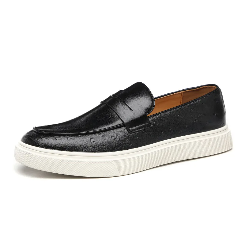 ★Hobbs London★ プリヤ レザー バレリーナ アッパー 100% Fashion Men's Casual Shoes Embossed Leather Men British