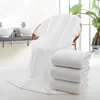 80x160cm white large bath towel thickened cotton towel highly absorbent bath towel suitable for swimming pool family hotels 3