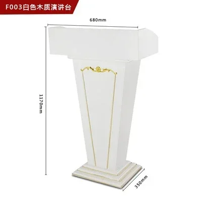 HighQuality Solid Wood Class Furniture Reception Desks Front Desk Cashier Desk Podium Tables Church Lectern Speech Table onsale