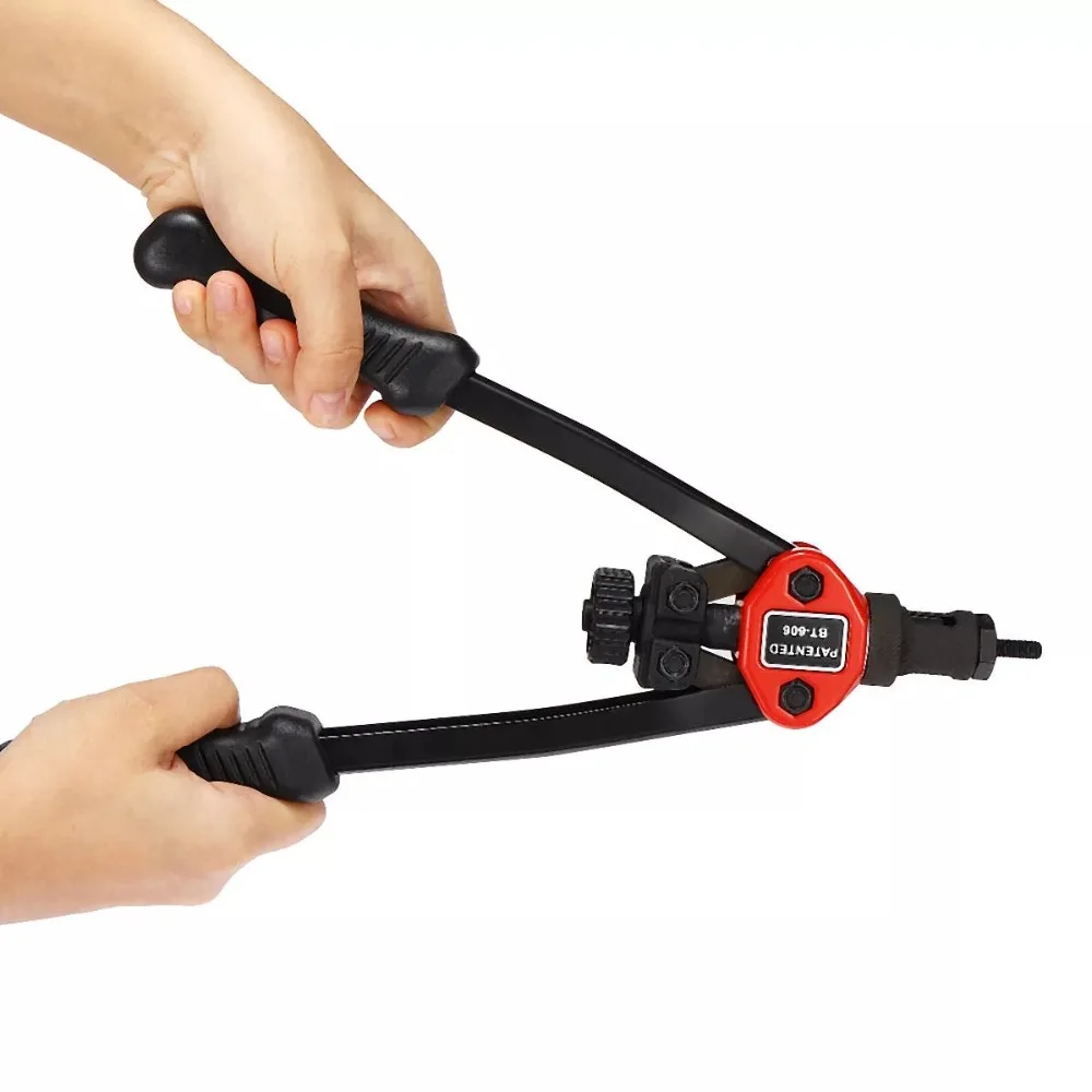 Auto Rivet Tool Riveter Gun Hand Riveting Kit Nuts Nail Gun Household Repair Tools BT-606 for ALLSOME