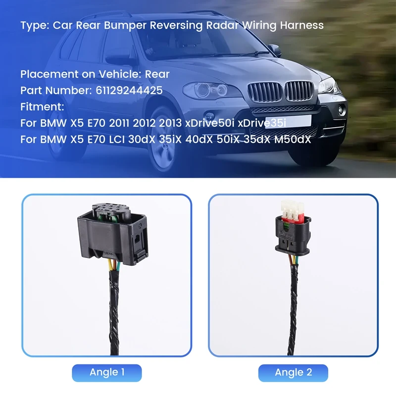 Car Parking Sensor Cable for BMW X5 E70 2011-2013