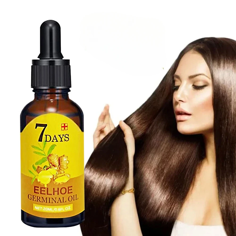 Hair Growth Oil Ginger Essential Hair Growth Oil Liquid Anti Hair Loss Baldness Remedy Boost Grow Thicker Care Scalp Treatment Product 40ml