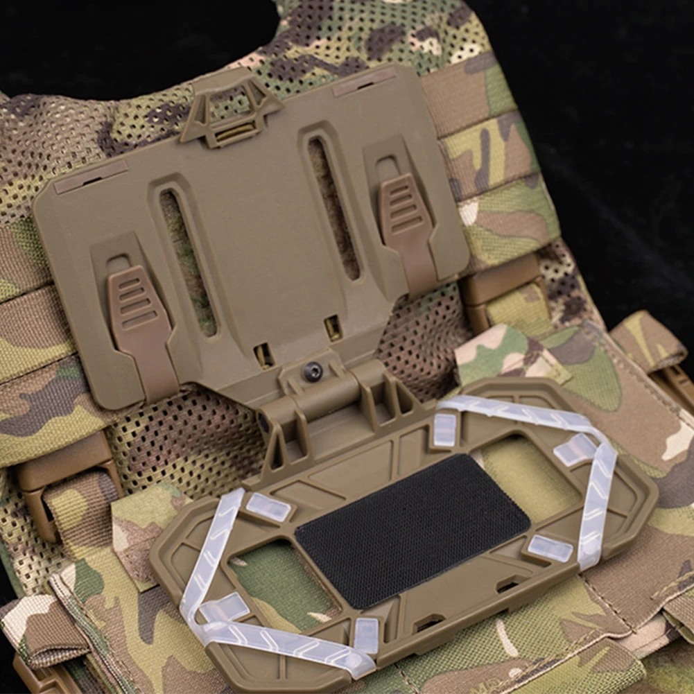 전술 Molle 접이식 전화 홀더, 범용 가슴 GPS 전화 케이스, 전화 보드 홀더, 4.7-6.7 인치 걸이식 브래킷