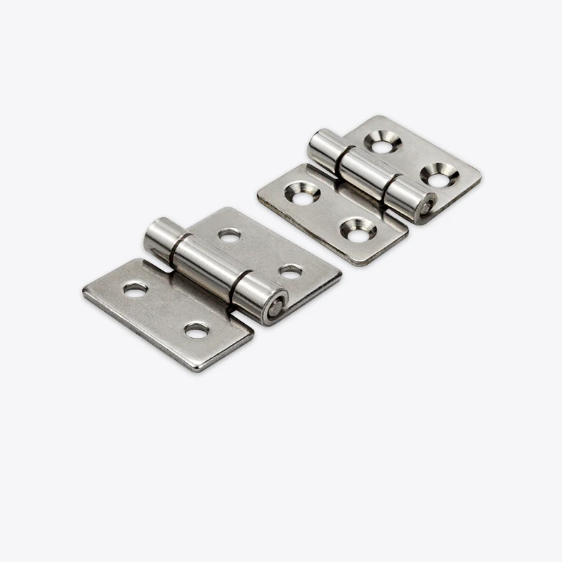 CL253-4A Stainless Steel Perforated Hinge Distribution Box Cabinet Network Cabinet Door Hinge Hardware Manufacturer Direct