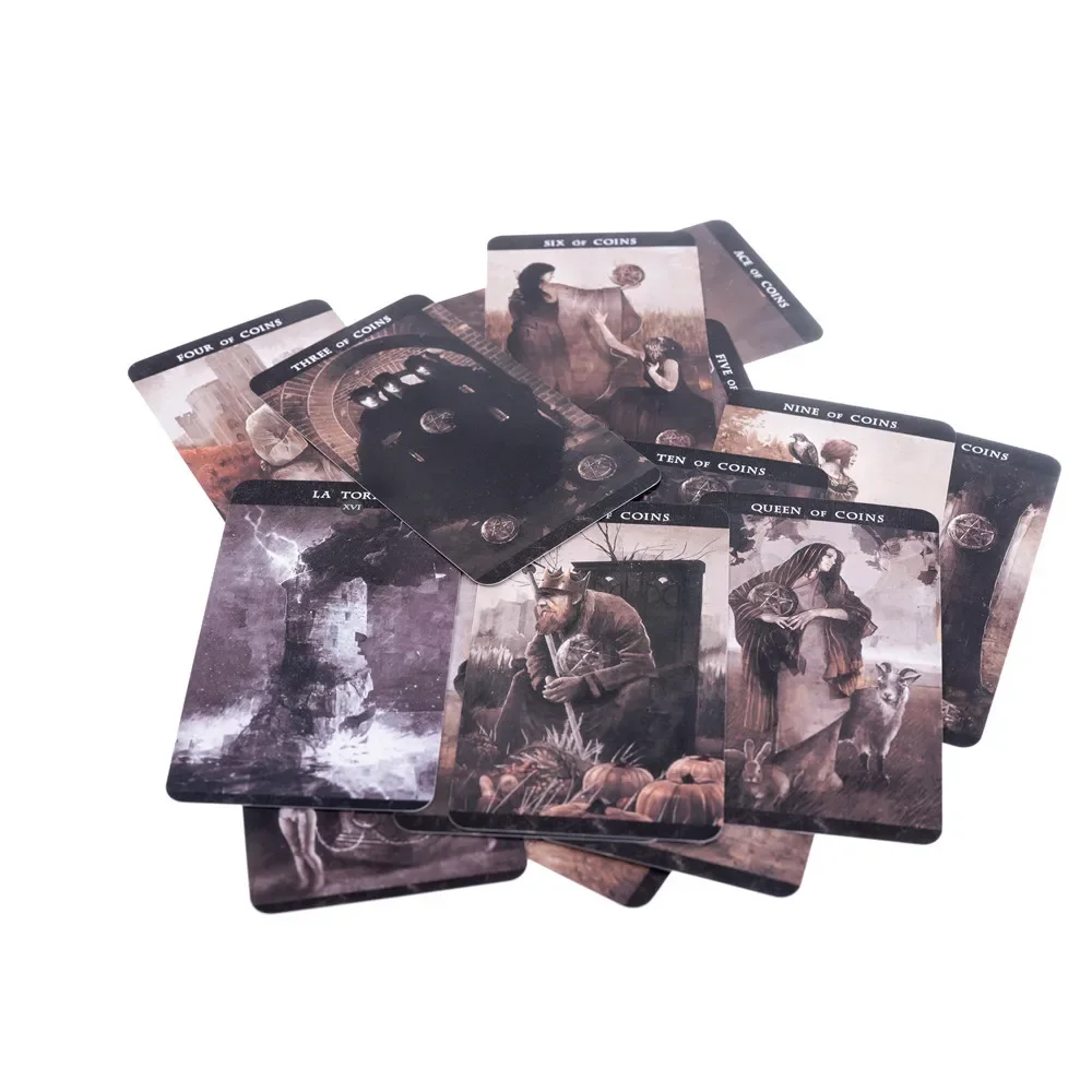 NEW the darkness of light tarot Deck 78-Card Deckcards Oracle Cards 5