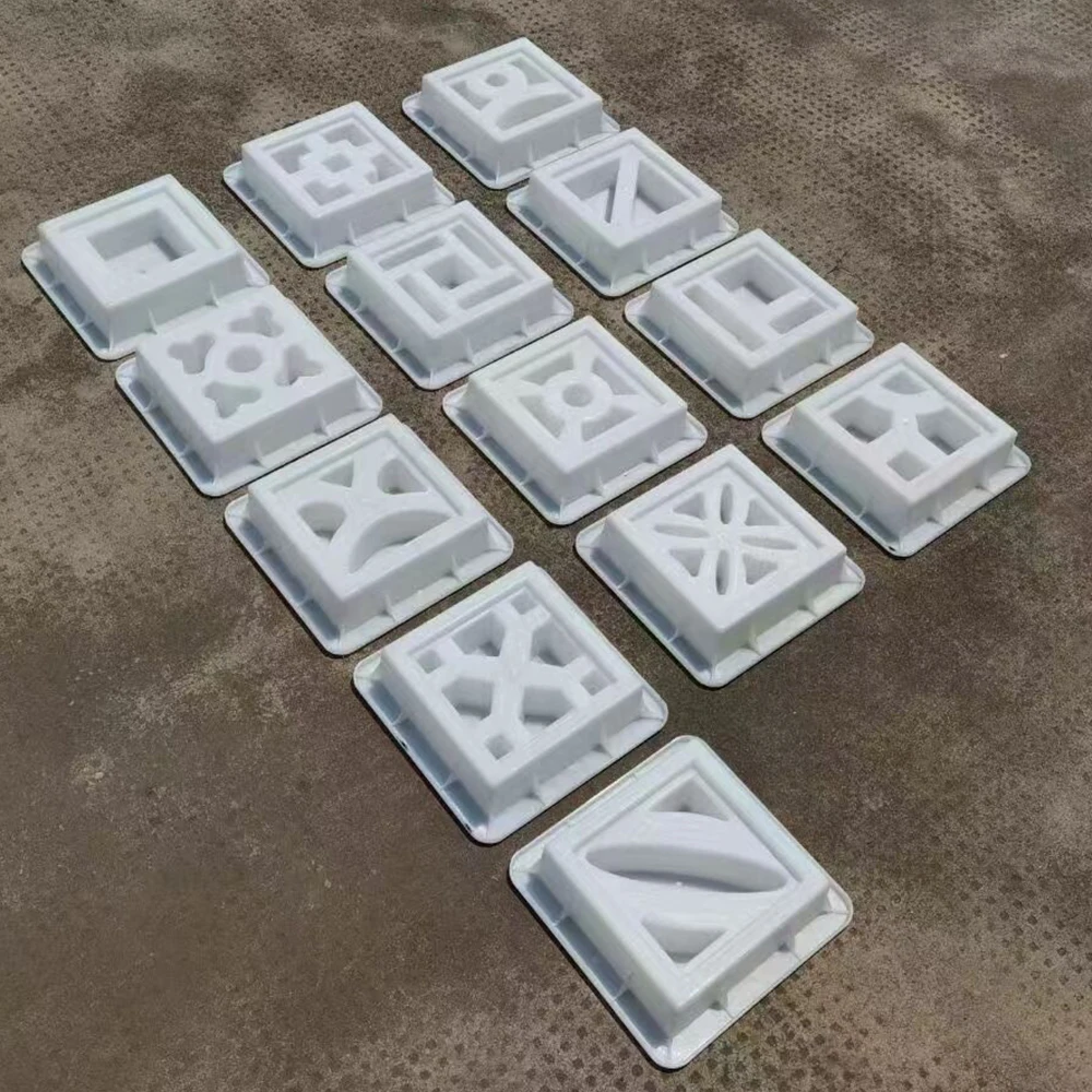 Cement Hollow Brick 3D Carving Mold 3