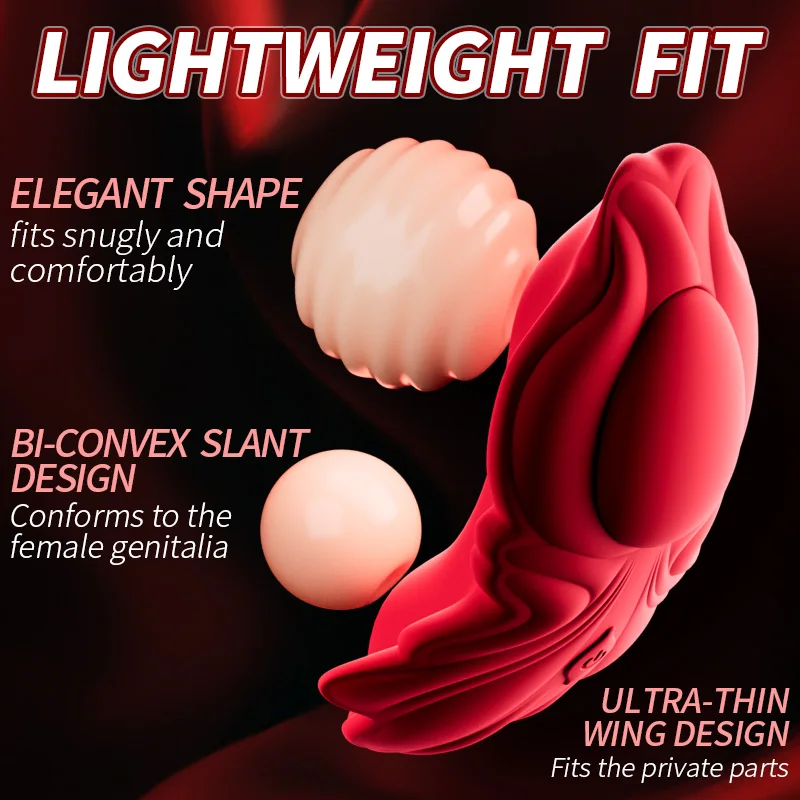 9 modalità vibratori a farfalla indossabili per donne stimolatore del clitoride femminile potente massaggiatore telecomandato per adulti_voghion.com