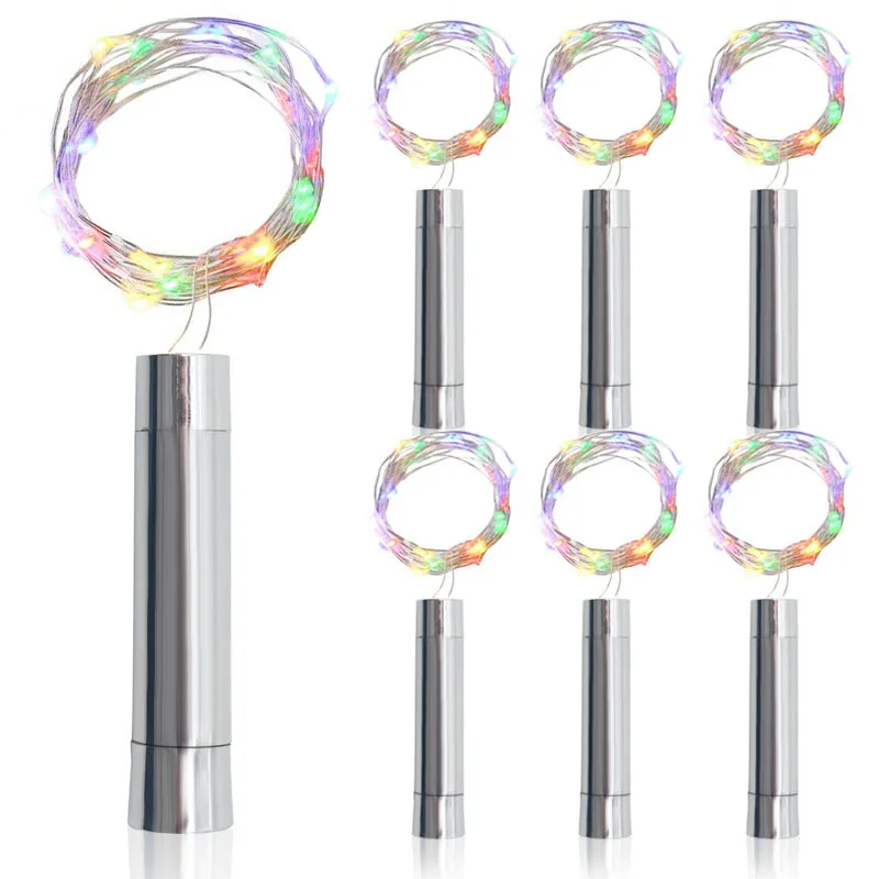 

2M 20LEDs String Lights LED Wine Bottle Lights Battery Powered Wedding Decoration Fairy Lights Glass Bottle Stopper Lamp Garland