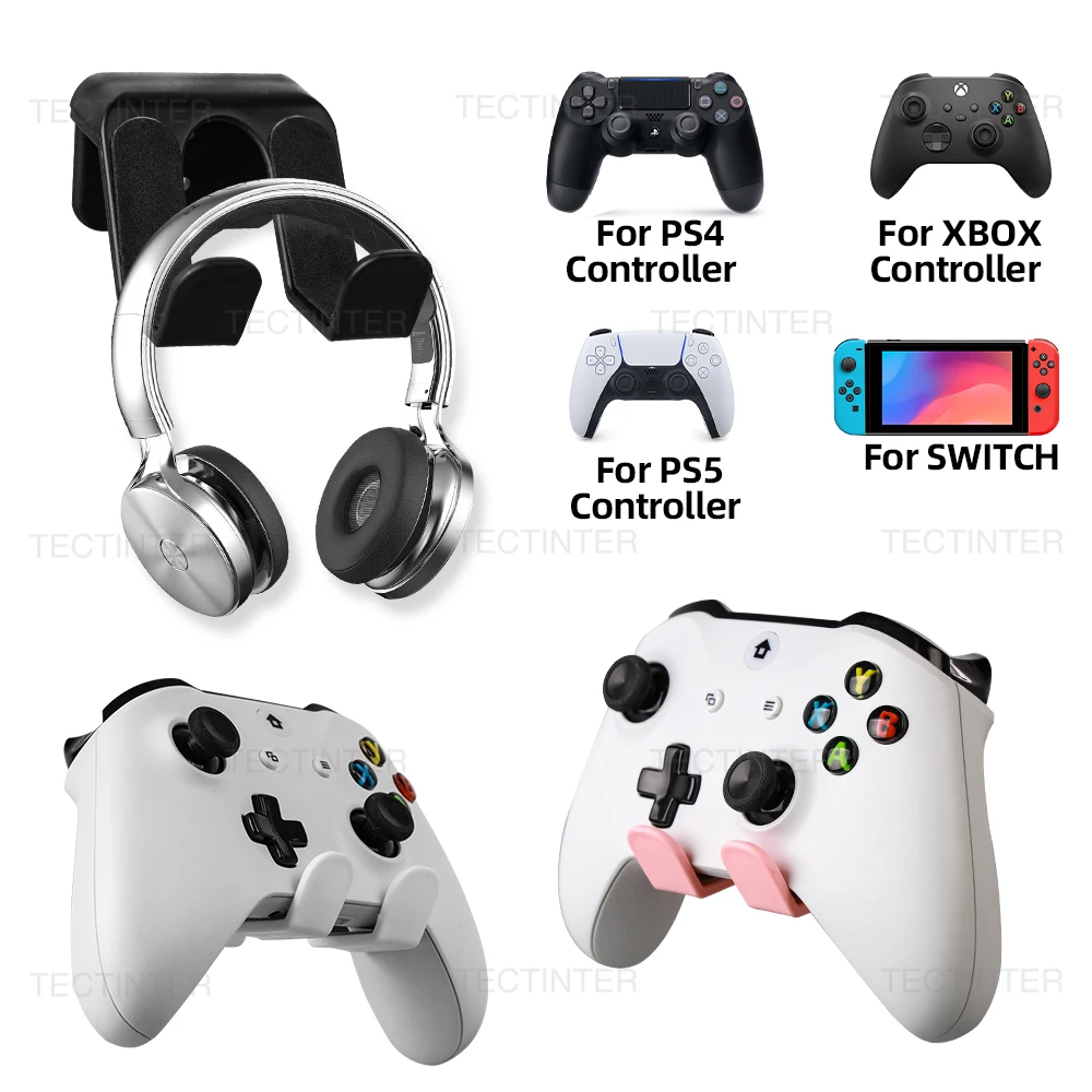 Universal Wall Mount Holder Bracket for Switch Pro/PS5/PS4/Xbox