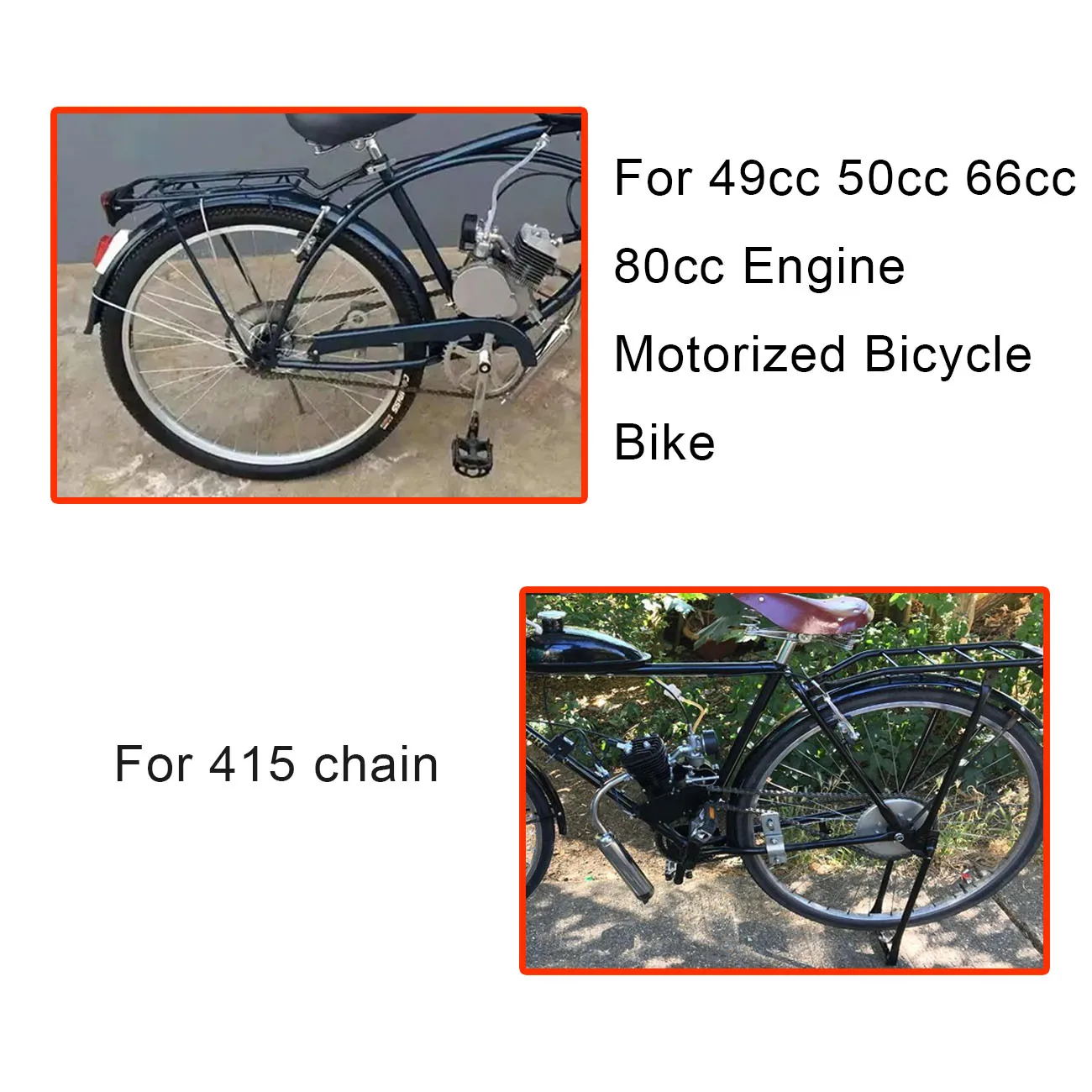 Wheel Sprocket 32T 36T 38T 44T 40Tooth For 49cc 50cc 66cc 80cc Motorized Bicycle Bike Moped