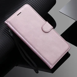 Luxurious PU Leather Flip Wallet Case with Card Holder - Elegant Design for Various Huawei and Honor Devices (Rose gold)