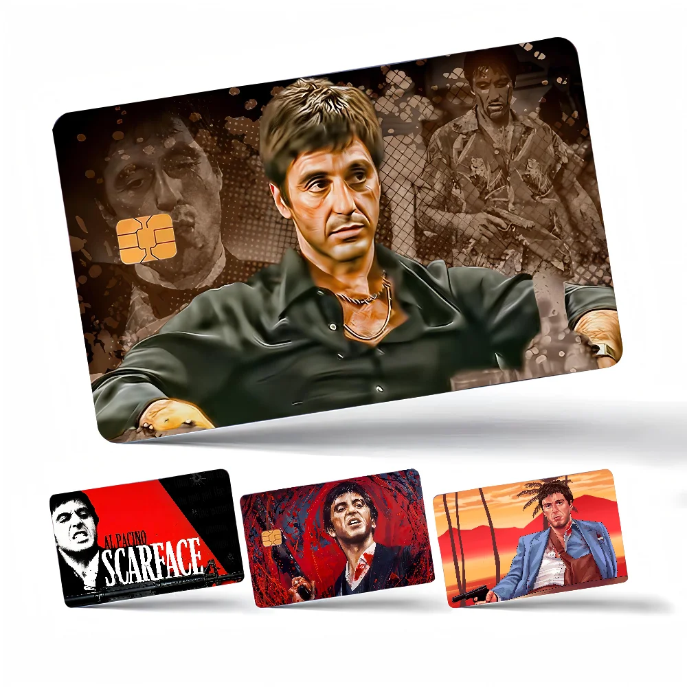 S-Scarface 1983 Film Al P-Pacino Movie Various Anime Bank Credit Cards Bus Pass Stickers Cool Decoration Waterproof Collection 1