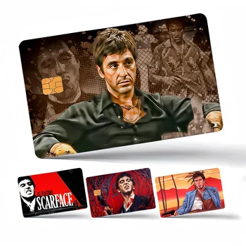 S-Scarface 1983 Film Al P-Pacino Movie Various Anime Bank Credit Cards Bus Pass Stickers Cool Decoration Waterproof Collection 1