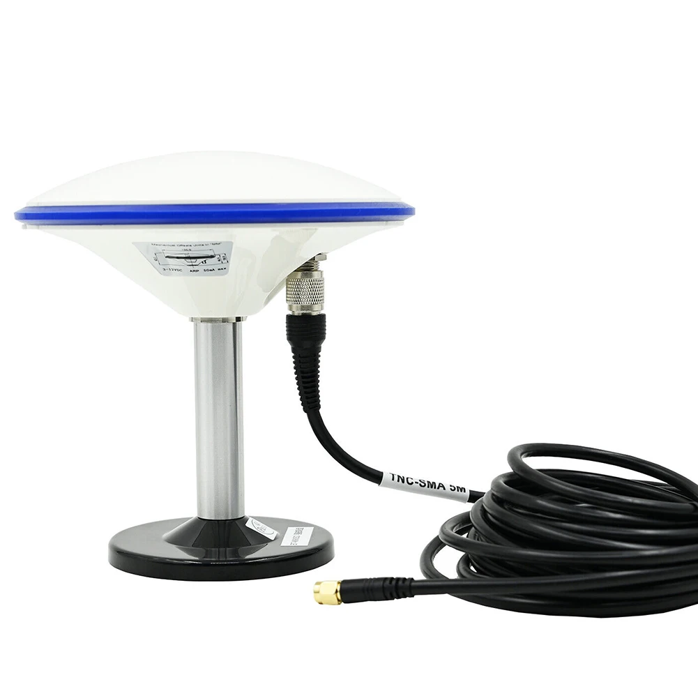 

High Precision RTK GNSS Antenna Compatible with GPS GLONASS BDS Galileo 9 Bands Waterproof Design Durable Materials