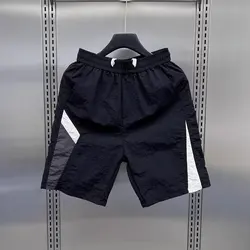 Quick Dry Cargo Shorts Fashion Brand Loose Japan fashion 2024 Men's Summer Casual Straight Wide-Leg American Sports Shorts