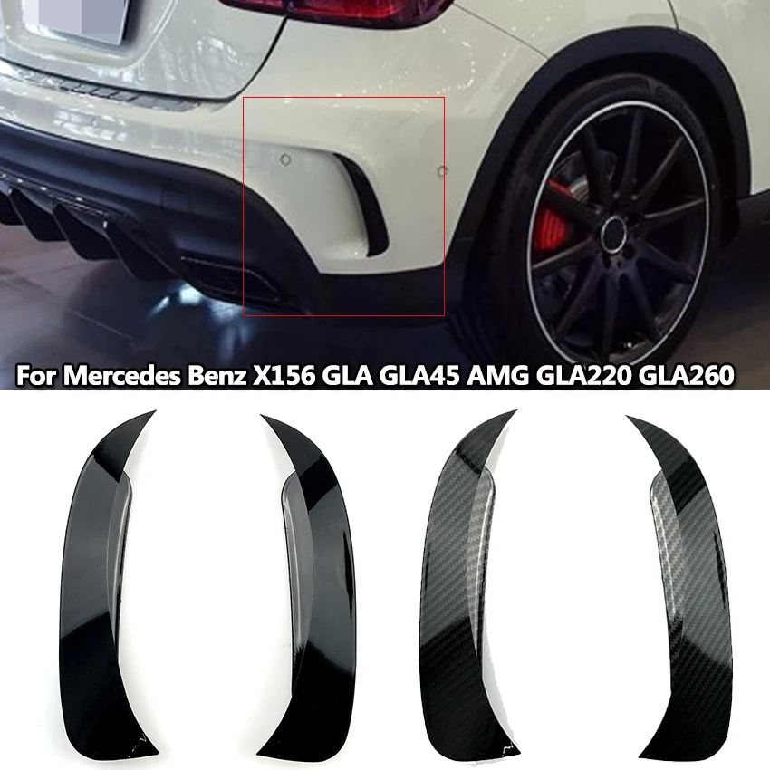 

Сплиттер для заднего бампера, крышка для вентиляционного отверстия для Mercedes Benz X156 GLA GLA45 AMG GLA220 GLA260 2013-2018, автомобильные аксессуары