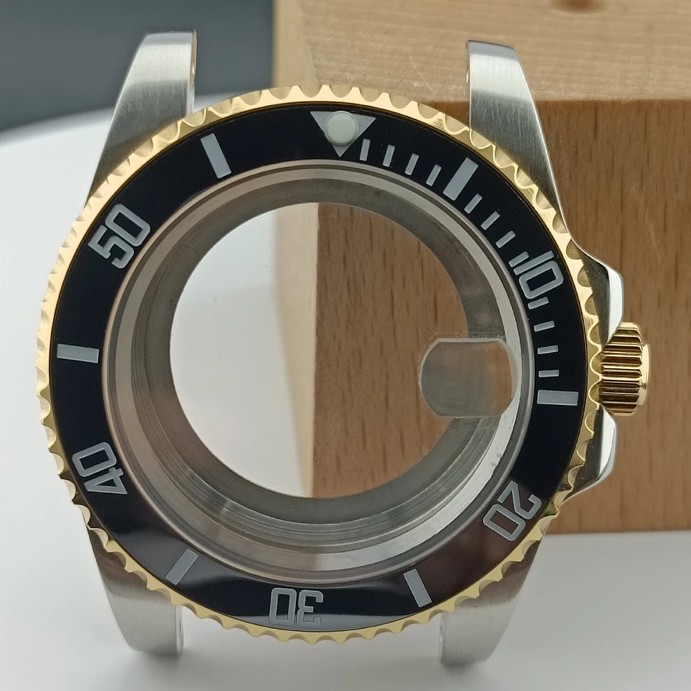 Premium 40.5MM Sapphire Glass GMT Case with Bidirectional Rotating Bezel for 28.5MM Dial and 20mm Strap