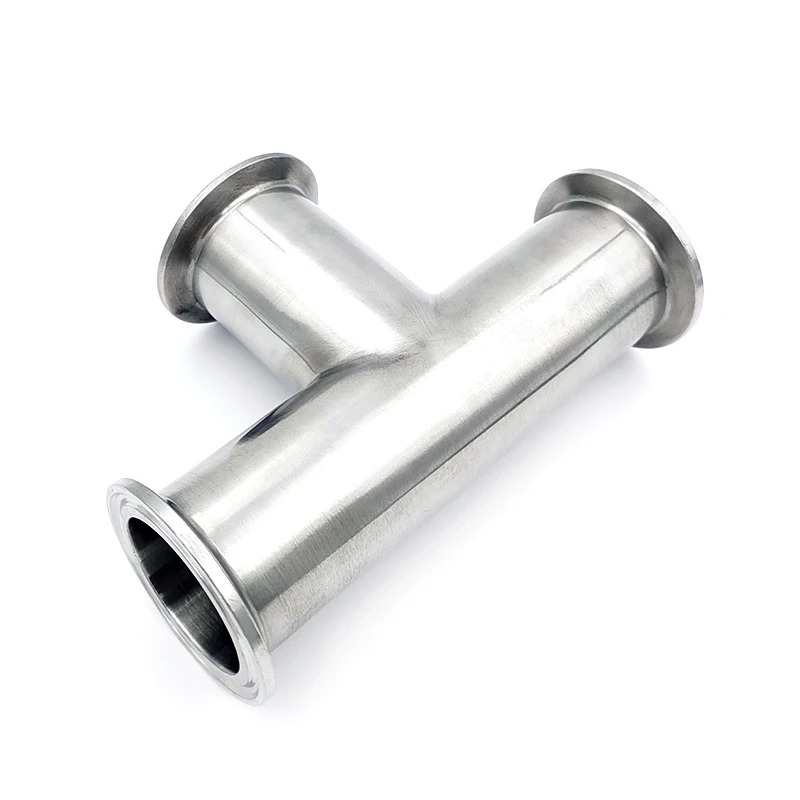 Tri Braçadeira Sanitária Virola do t da Maneira de Aço Inoxidável 19 Mm76 mm od 50.5-9 mm 1.5 Ss304