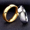 Bague en titane Simple de 6mm pour femmes et hommes, prévention des allergies, anneaux de mariage hautement polis, en acier inoxydable, bijoux de doigt pour Couple, cadeaux