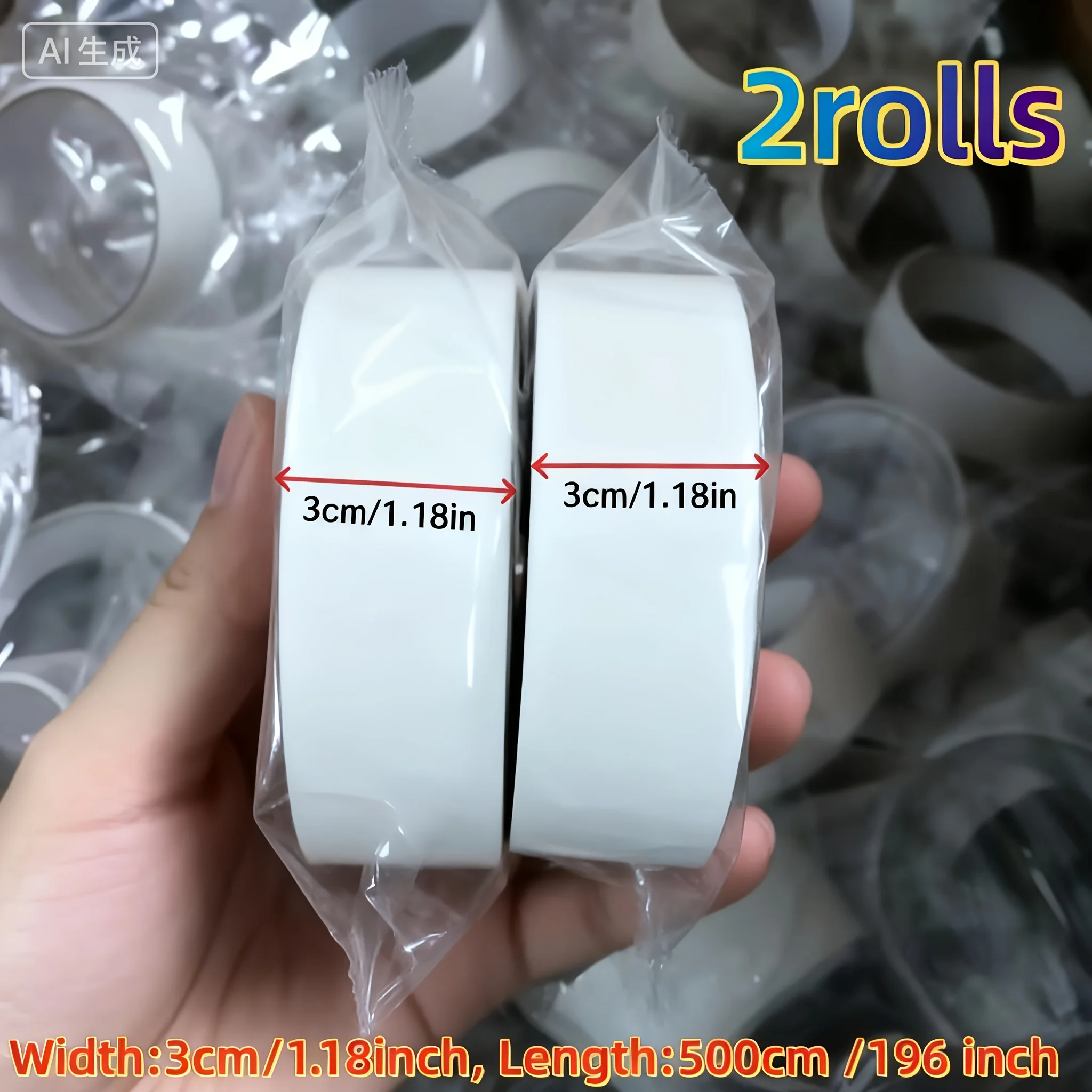 2 Rulo 500Cm Kış Rüzgar Geçirmez Sızdırmazlık Görünmez Bant Güçlü Yapışkanlı Pencere Yalıtım Filmi Su Geçirmez Kalıntı Bırakmayan Mastik