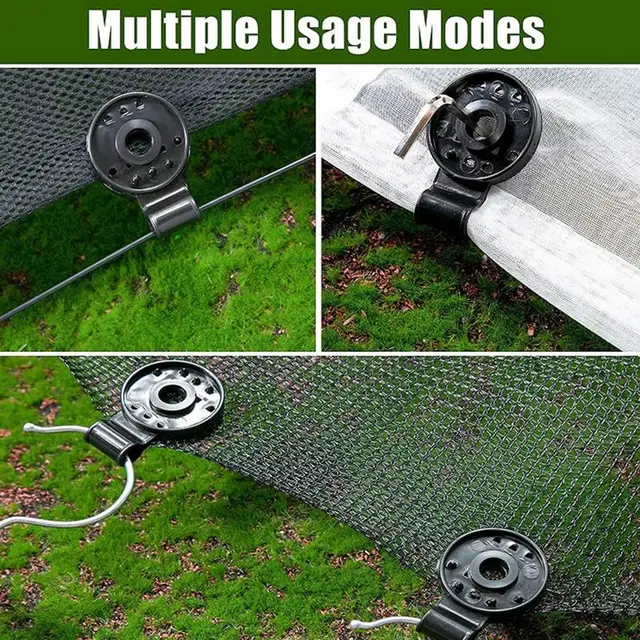 50Db Tarp Clips Üvegházhatású Bilincsek Rögzítő Klipek Napfény Árnyék Nettó Madárháló Kerti Hálószövet Árnyékos Anyag Otthoni Kerthasználathoz - Image 2