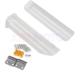 Universal Front Fork Protector Covers for Dirt Pit Bikes (WHITE)