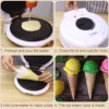 Electric Egg Roll Maker Crispy Omelet Mold Crepe Baking Pan Pancake Bakeware DIY Ice Cream Cone Machine Pie Frying Grill Sonifer 2