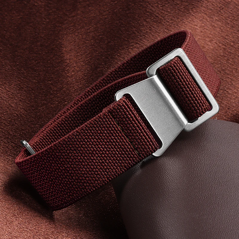 Versatile Nylon Braided Watch Band Elastic Strap - Sport Bracelet