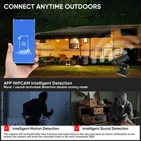 Rear View Camera Motion Detection Magnetic Adhesive Mount Wifi Reverse Hitch  Camera Set 1080P for RV for Camper for Shop - Image 2
