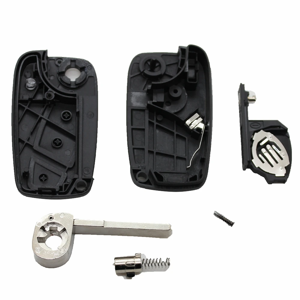 Key Case Car Key Shell Car Remote Key Car Key Key Shell Cocolockey for FIAT Punto Ducato Doblo Stilo Panda Bravo 3Buttons Folding Remote Key Shell SIP22 Blade Keys Fob Car Accessories