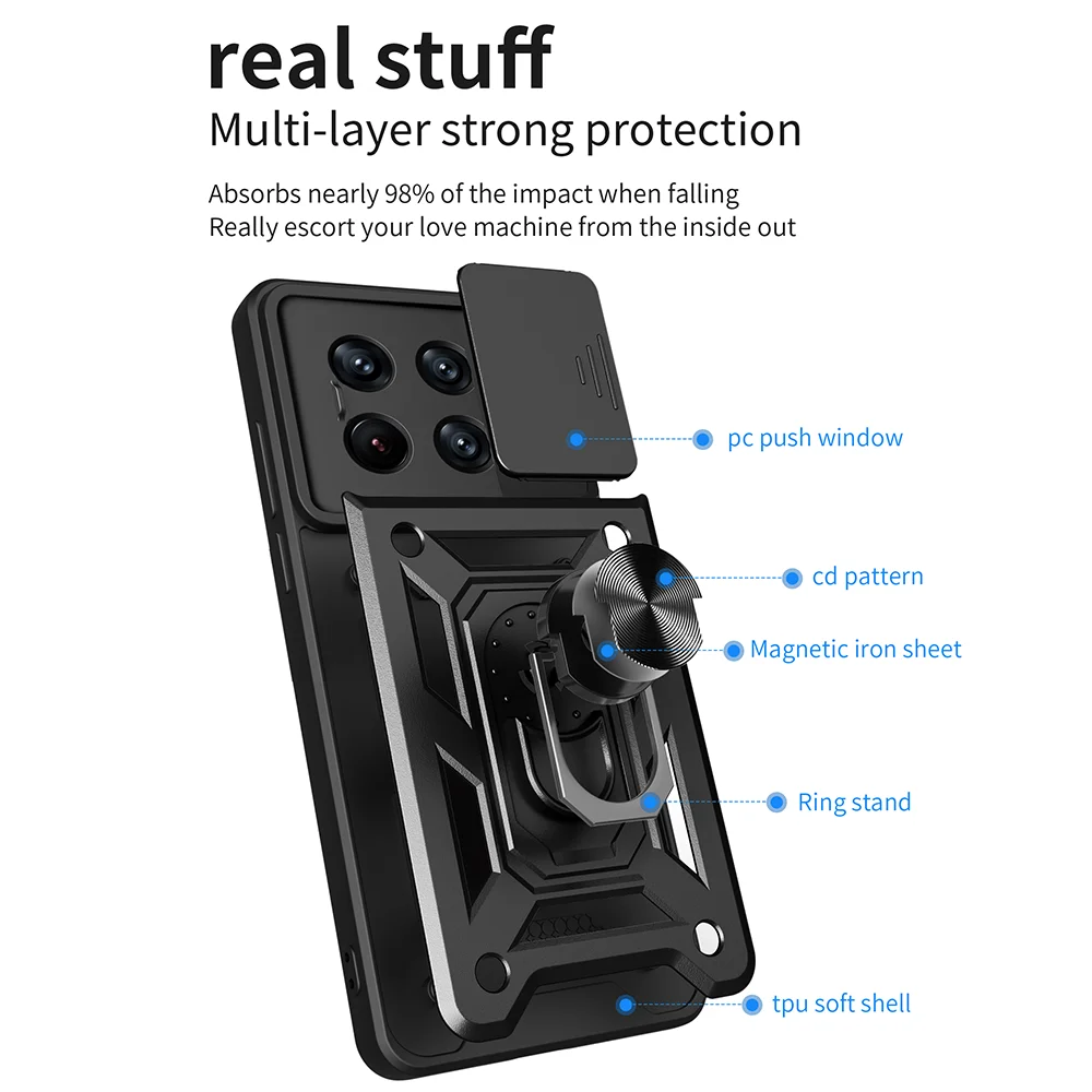 TOPF&B Custodia Magnetica Per IPhone 11 Con Vetro Privacy E Paraurti In Metallo, Viola - 3