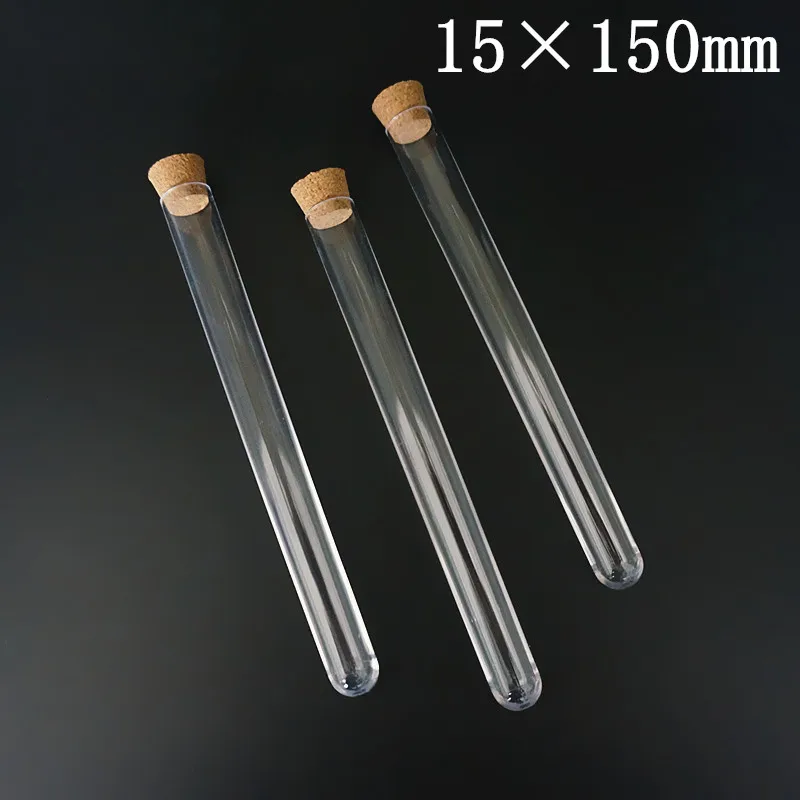 Plastic Test Tubes Length 60mm To 180mm Transparent Plastic Test Tubes
