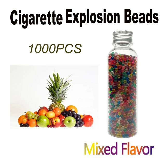 1000PCS Cigarette Filter Burst Beads Smoking DIY Fruit Flavour Pops  Portable