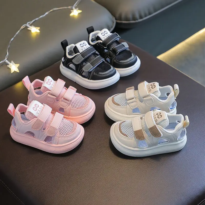 Fashion Girls Shoes Summer New Kids Shoes Soft Soled Boys Casual Sandals Simple Baby Walking Shoe Anti Slip Girl Sandals