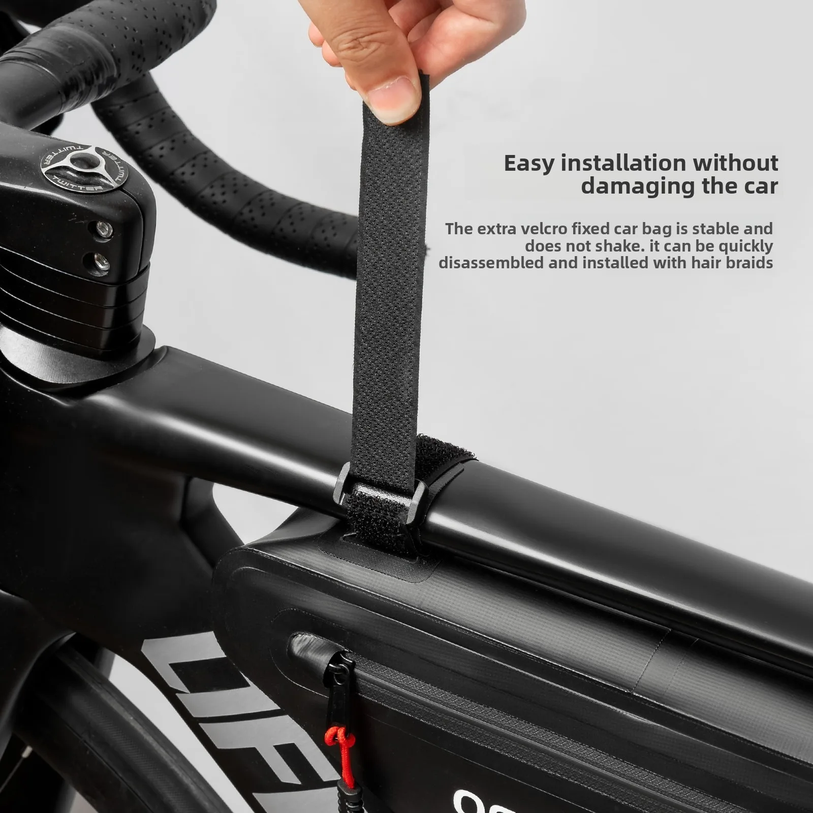 2L bicycle bag JANGKLIFE Bicycle Triangle Bag Cycling Top Tube Front Frame Waterproof MTB Road Panniers